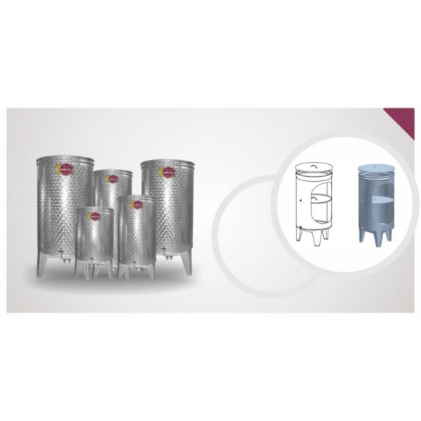 Bure za vino - Ezio inox 320L