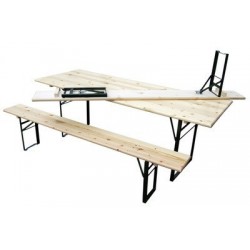 Baštenska pivska garnitura sklopiva 220X80