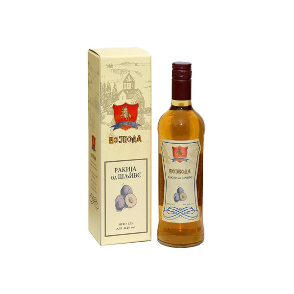 Rakija Vojvoda poklon pakovanje 0.7L