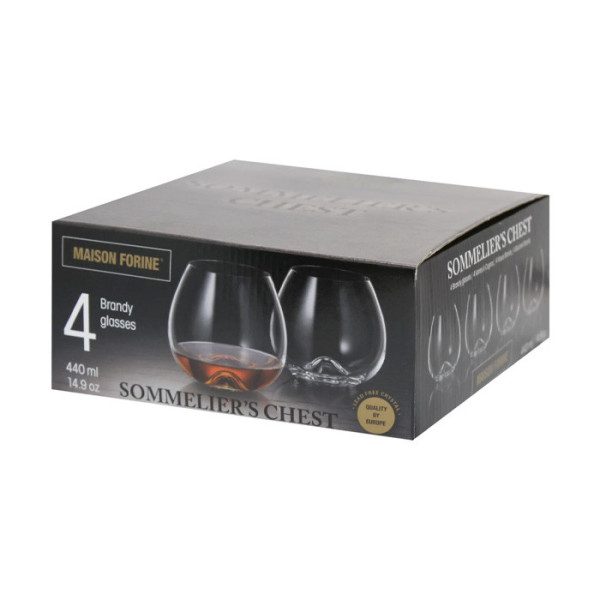 Čaše za konjak 440ml 4/1